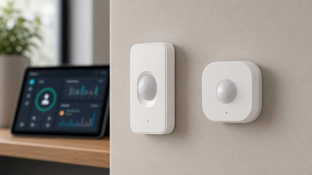 Aqara FP2 and FP300 presence sensors side by side