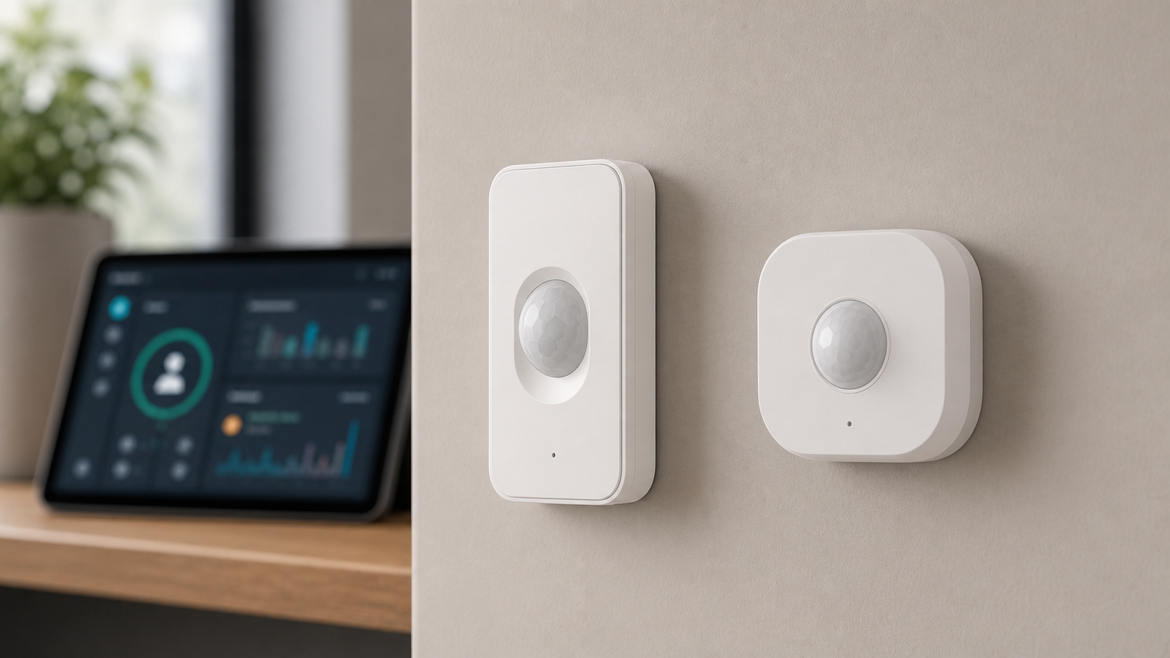 Aqara FP2 and FP300 presence sensors side by side