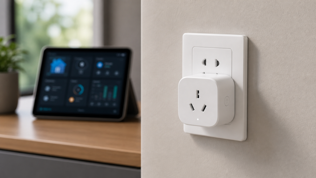 Aqara Smart Plug T1 CN ZNCZ15LM installed in an outlet